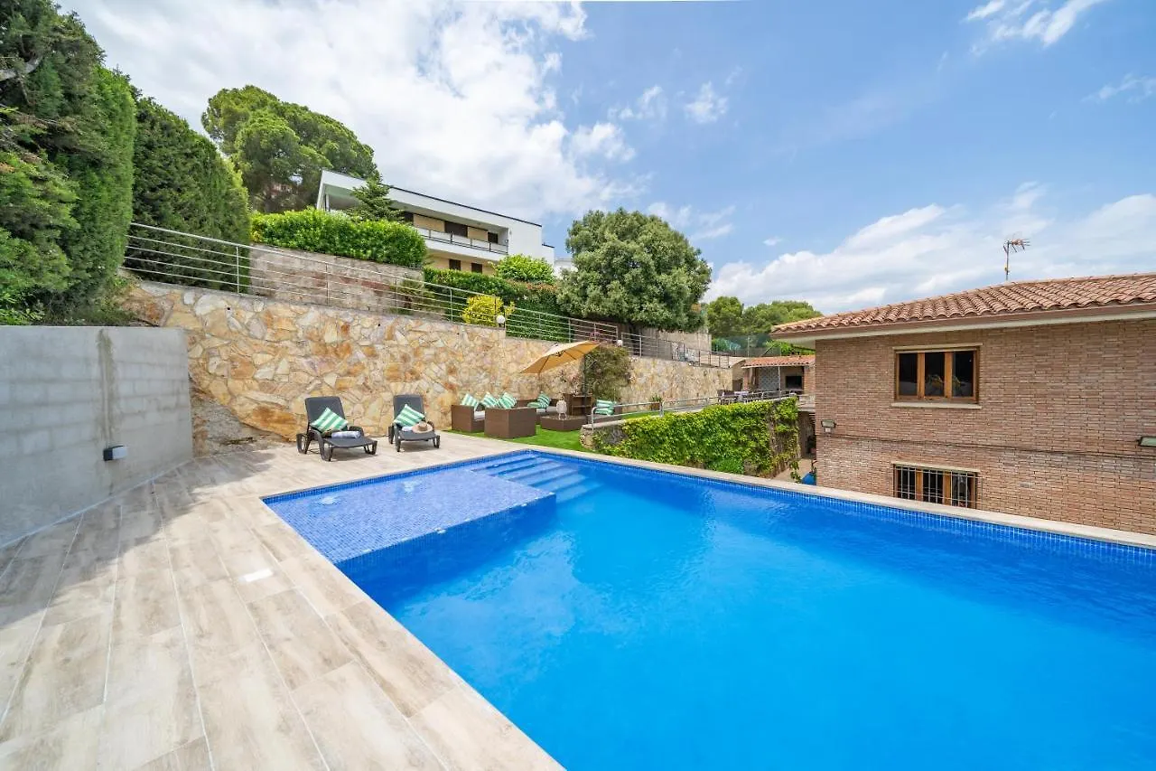 Villa Santa Cristina Lux, Ideal Familias, Frente Al Mar - Cala Treumal Blanes Spanyolország